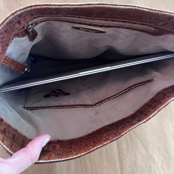 Brahmin Large Bucket Bag Pecan Melbourne - Picture 14 of 15